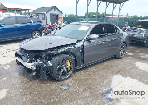 2018 Alfa Romeo Giulia Quadrifoglio Rwd from USA, damaged, VIN ZARFAEAV9J7581575